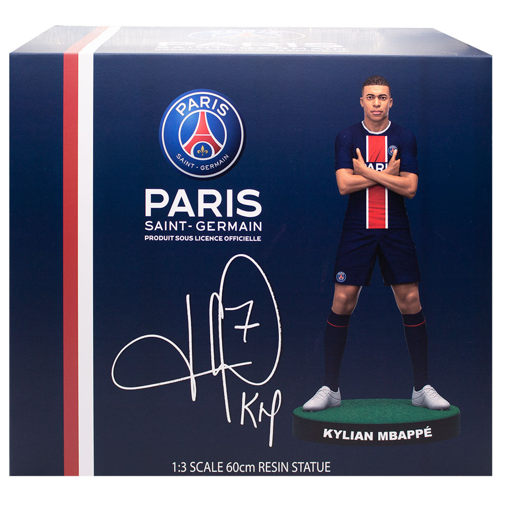 Paris Saint Germain FC Kylian Mbappe Statue