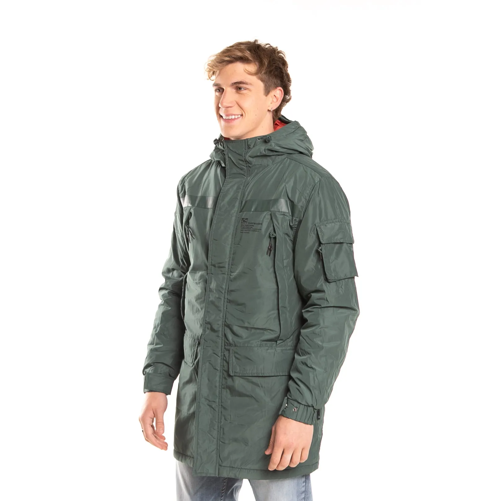 Parka jacket Rusty Saint Etienne in green color