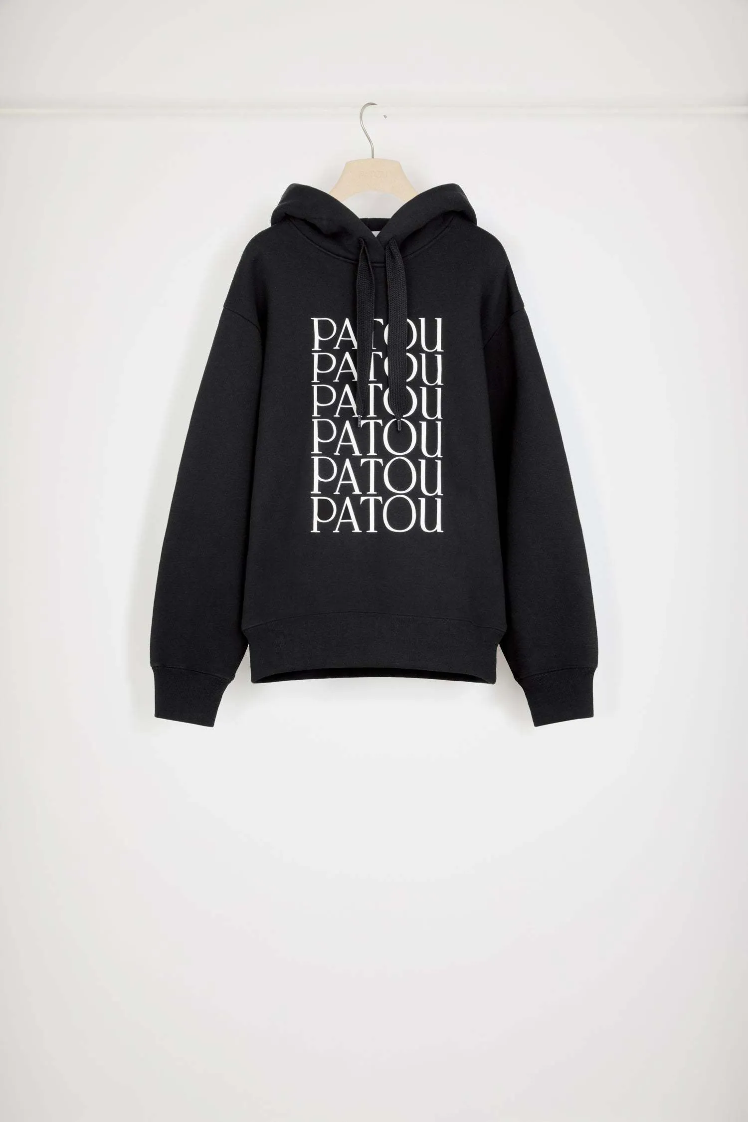 PATOU Long Sleeves Cotton Logo Hoodies & Sweatshirts