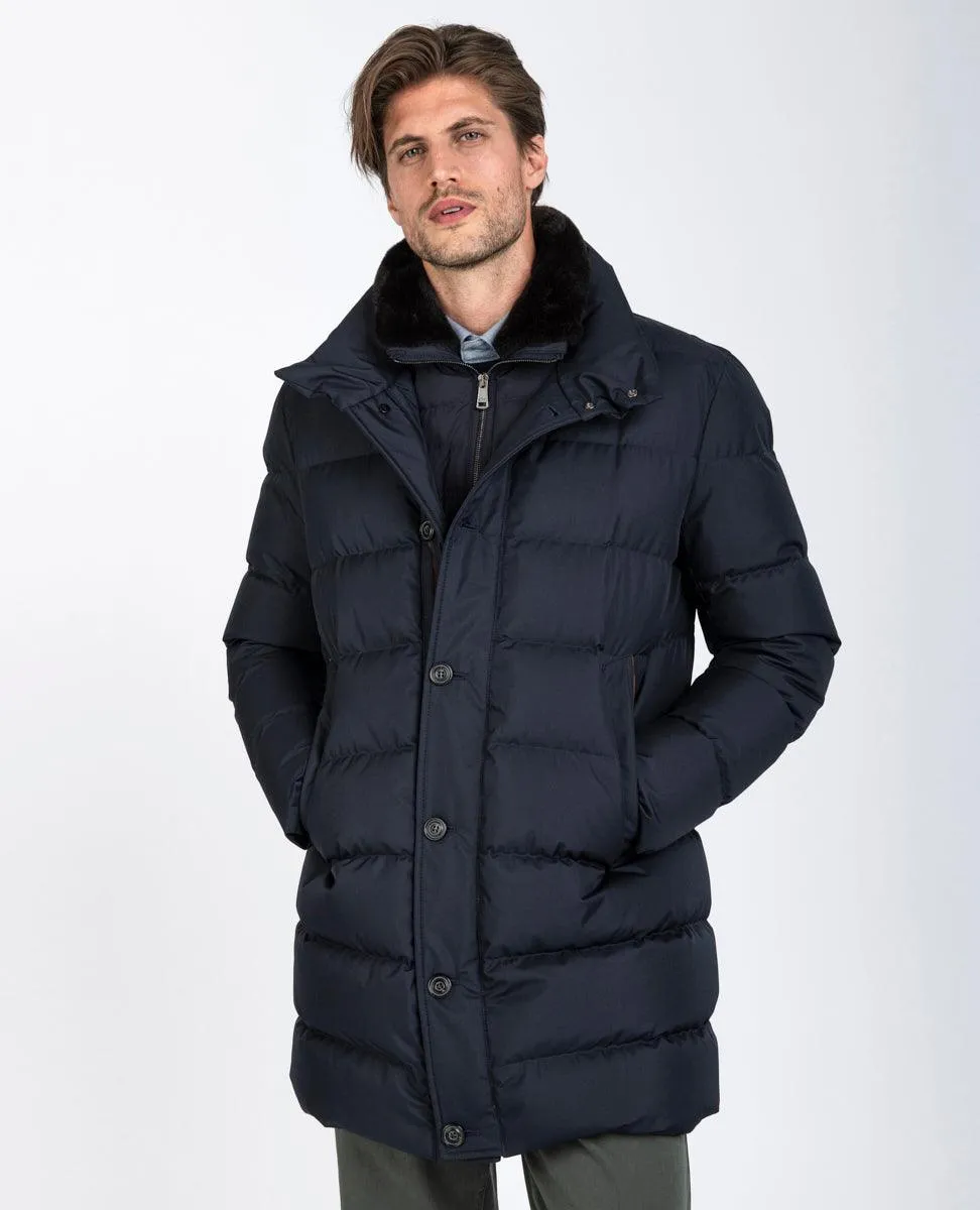 Paul & Shark - Quilted Down Parka Save the Sea Typhoon