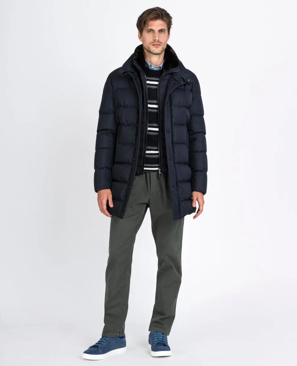 Paul & Shark - Quilted Down Parka Save the Sea Typhoon