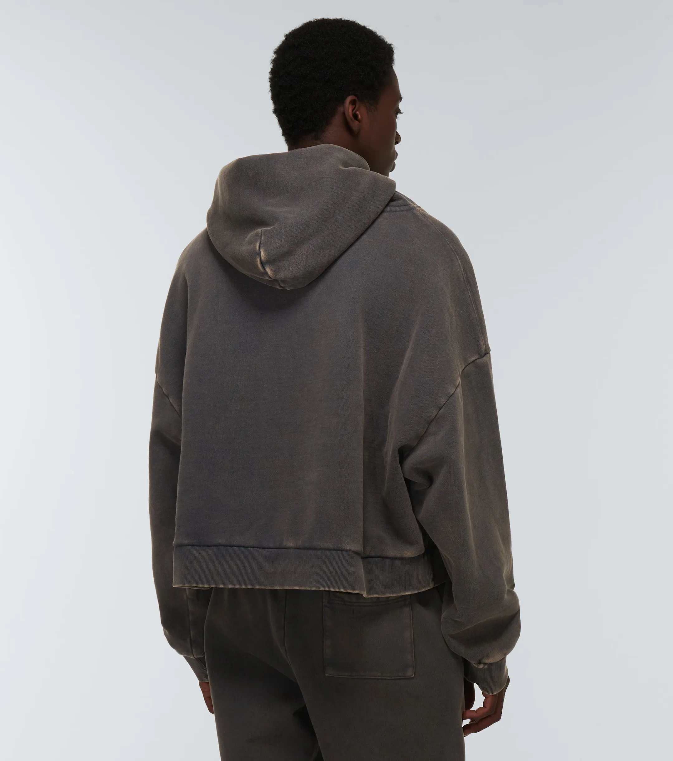 plain cotton hoodies for unisex street style long sleeves at entire studios