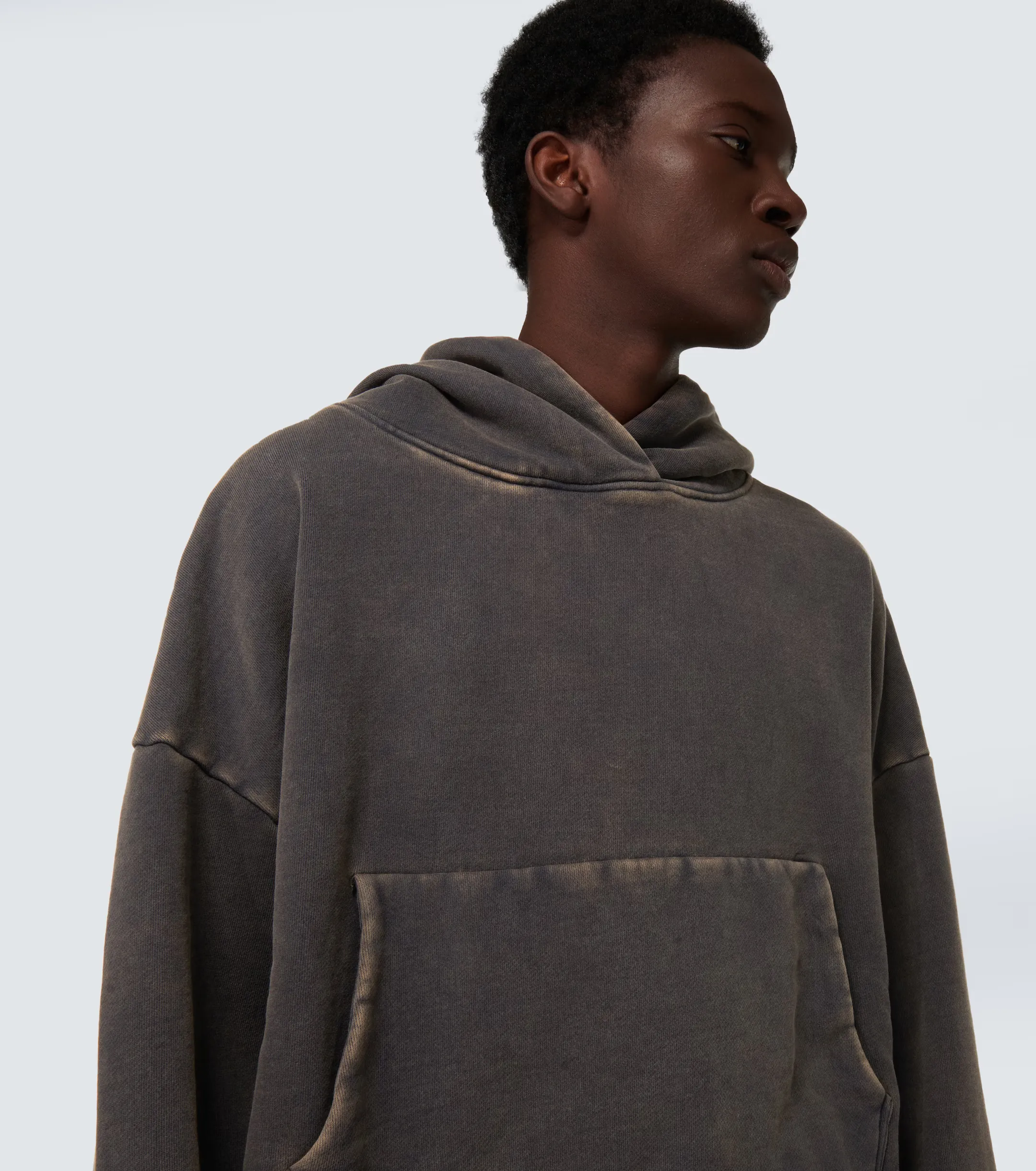 plain cotton hoodies for unisex street style long sleeves at entire studios