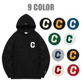 Plain Cotton Logo Hoodies | Unisex Street Style | COVERNAT