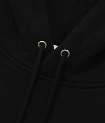 Plain Cotton Logo Hoodies | Unisex Street Style | COVERNAT