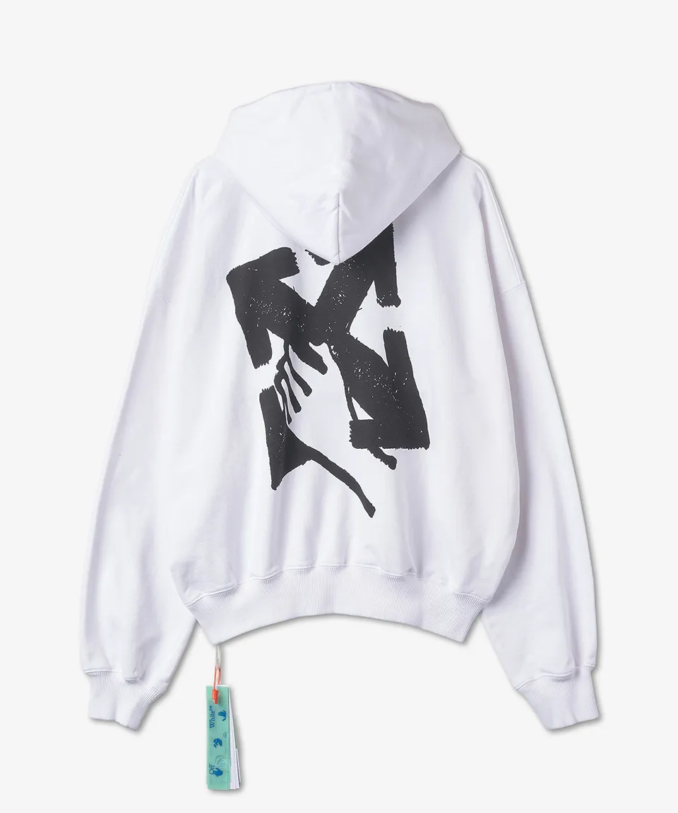 Plain Logo Hoodies | Street Style Long Sleeves from Off-White