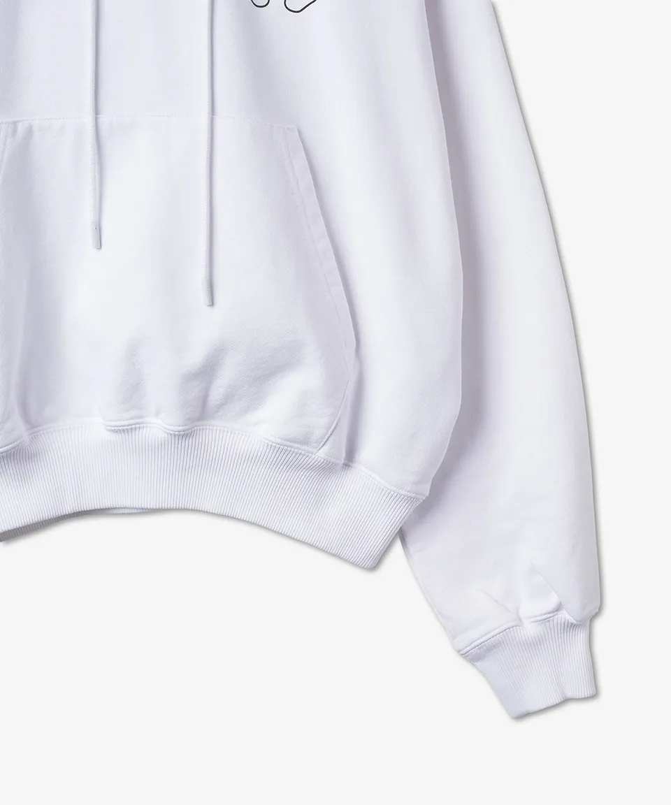 Plain Logo Hoodies | Street Style Long Sleeves from Off-White