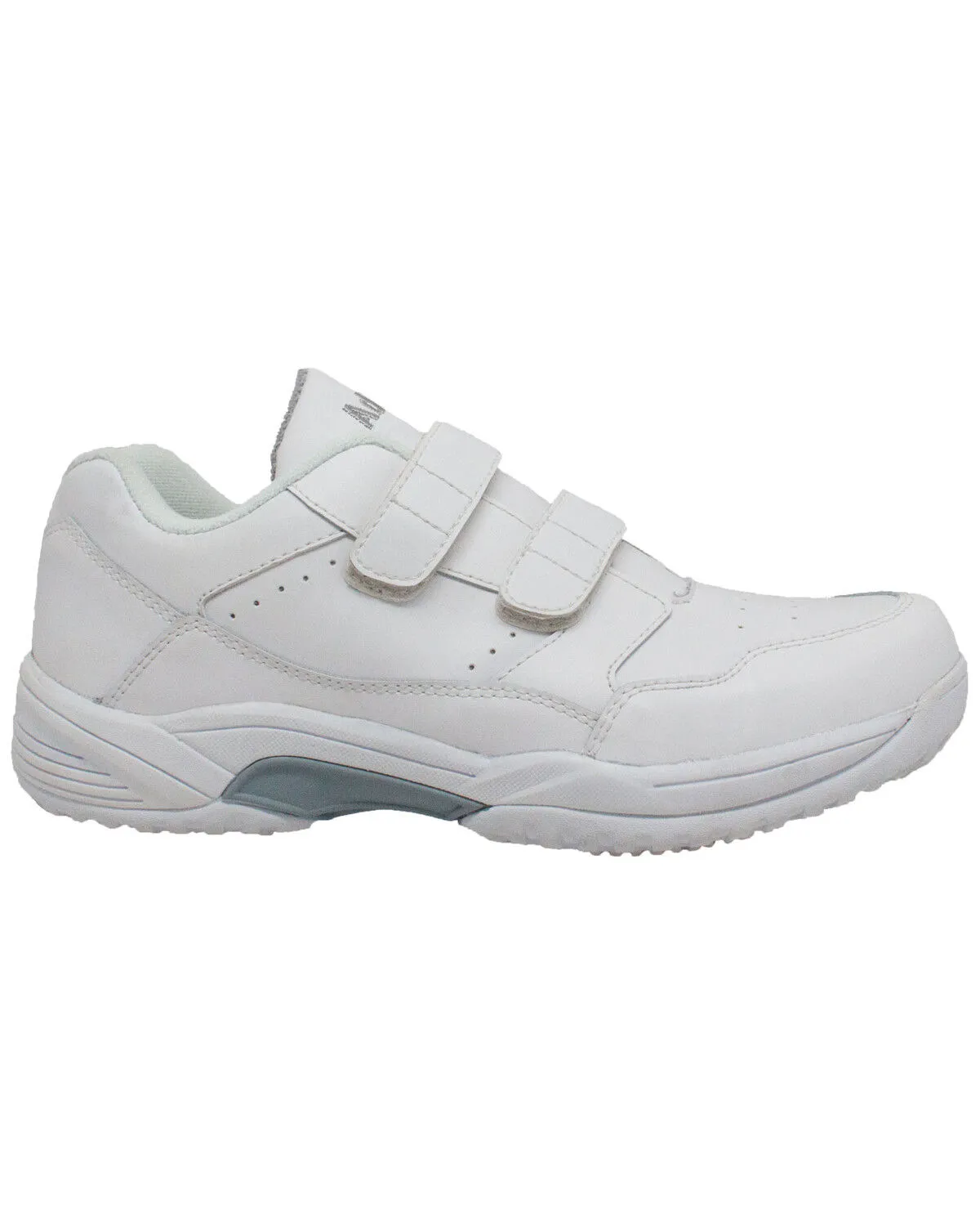 Product Name:  Ad Tec Men's Athletic White Adjustable Strap Uniform Work Shoes - Round Toe