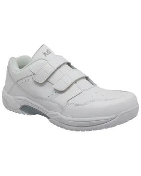 Product Name:  Ad Tec Men's Athletic White Adjustable Strap Uniform Work Shoes - Round Toe