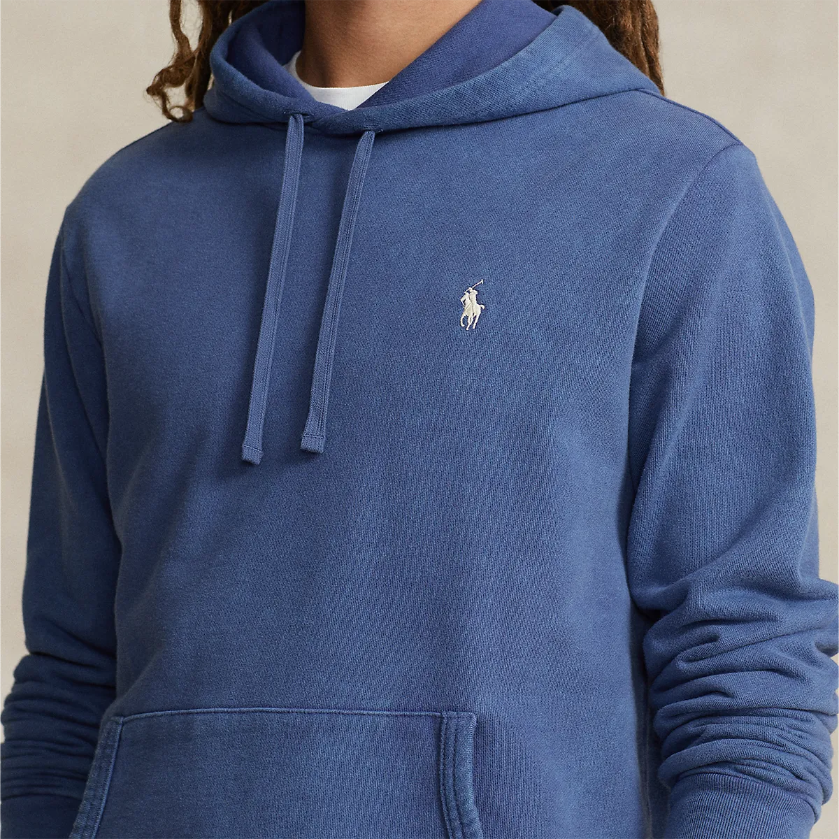 Ralph Lauren Blue Loopback Fleece Hoodie