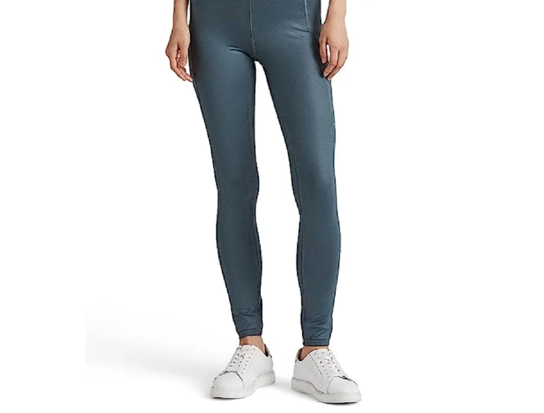 Ralph Lauren coated jersey leggings - blue (size X-Small)