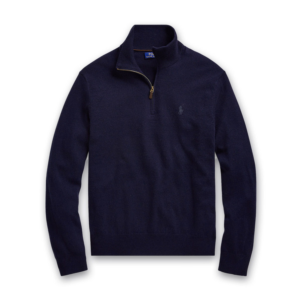 Ralph Lauren Merino Quarter-Zip Sweater - Navy