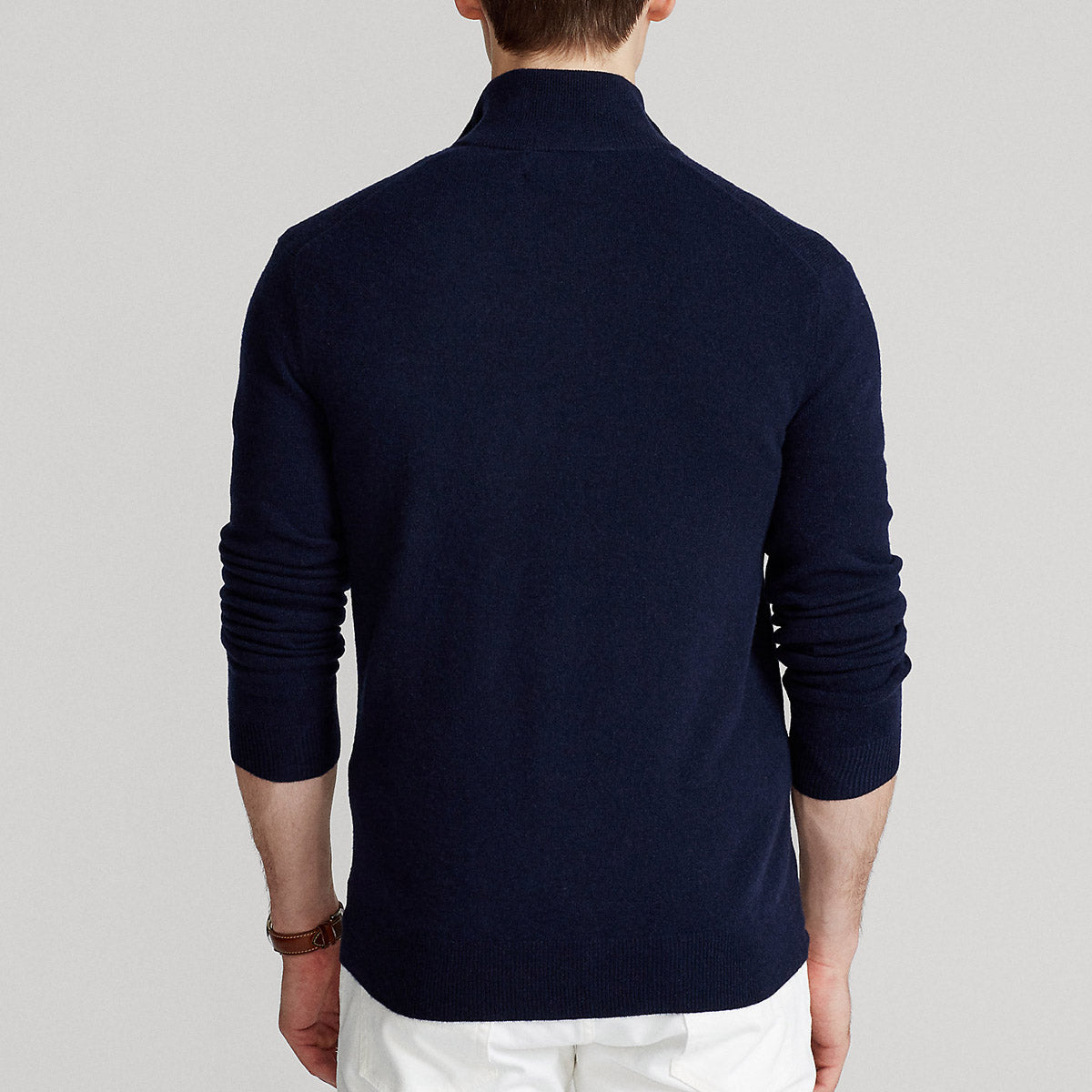 Ralph Lauren Merino Quarter-Zip Sweater - Navy