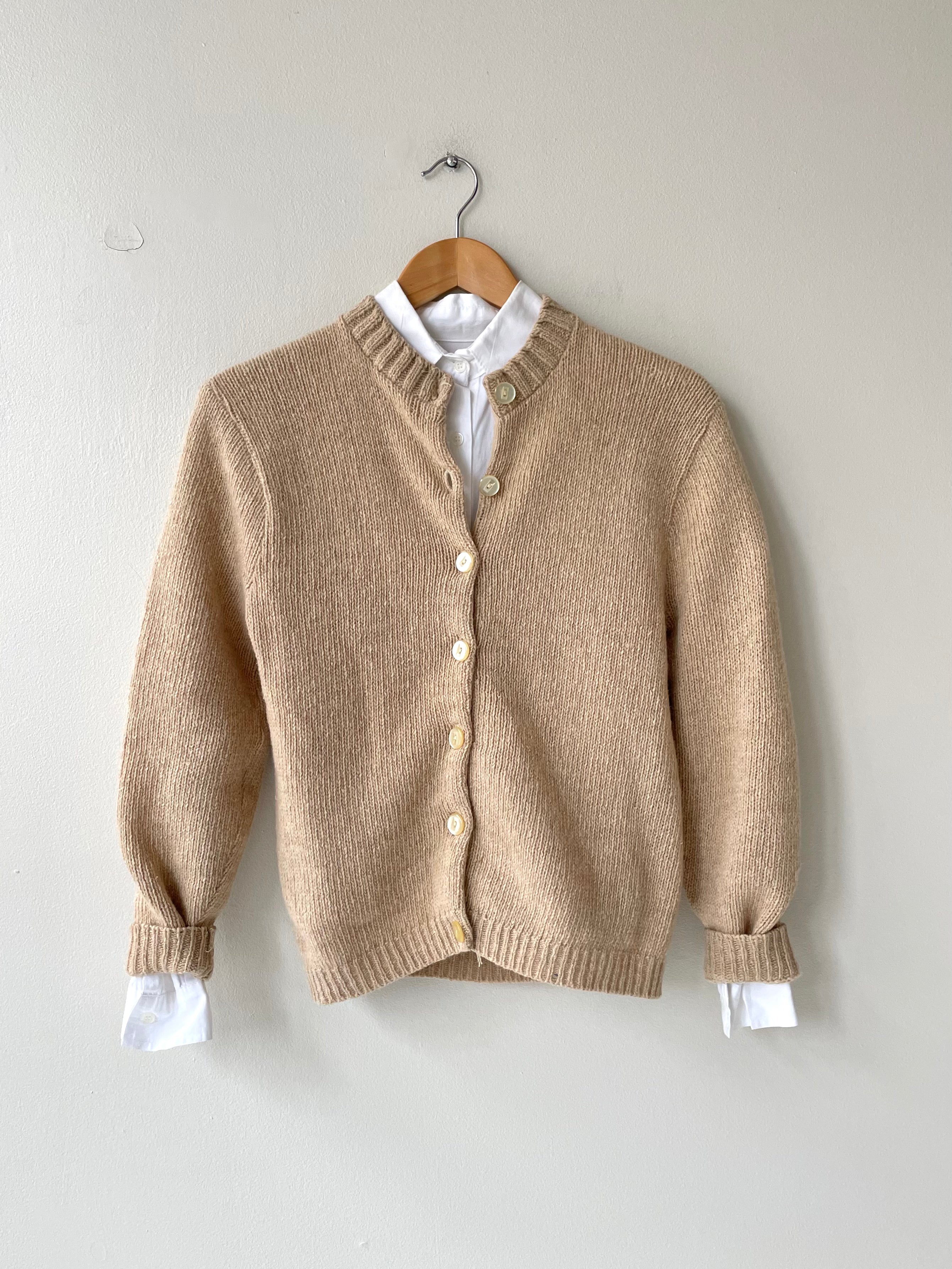 Rare Vintage 1960s Fibres Cardigan for Sale