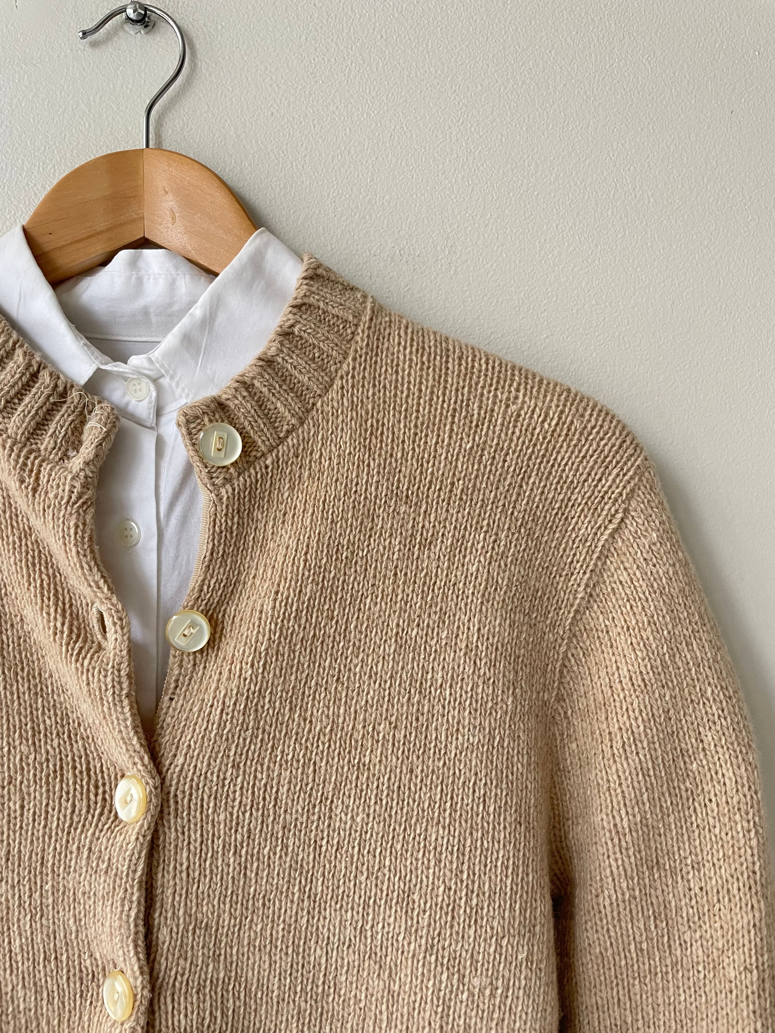 Rare Vintage 1960s Fibres Cardigan for Sale