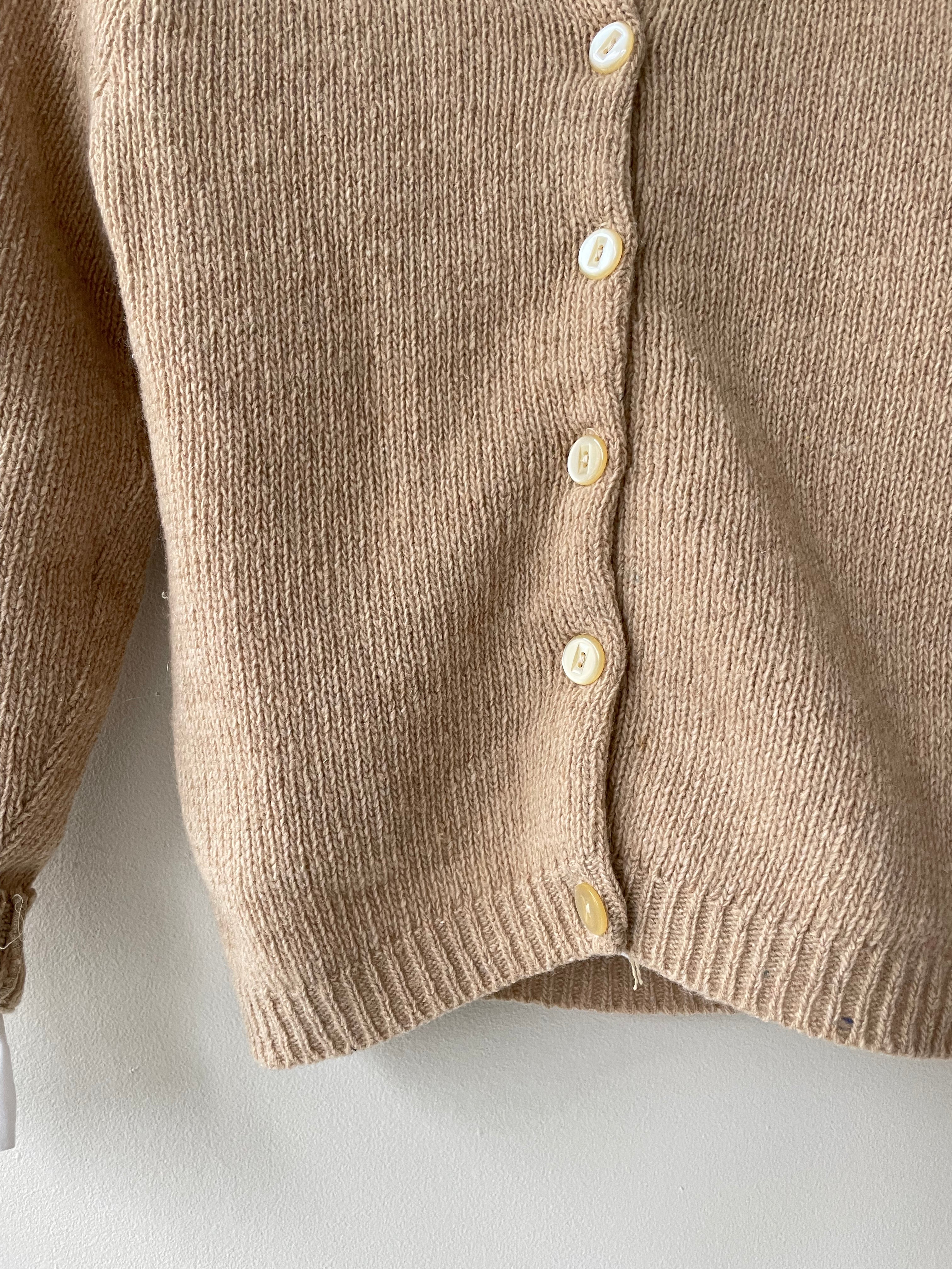 Rare Vintage 1960s Fibres Cardigan for Sale