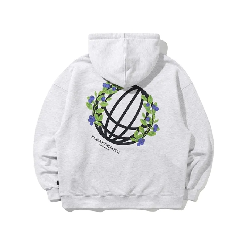 ROMANTIC CROWN | Unisex Long Sleeves Logo Hoodies - Street Style