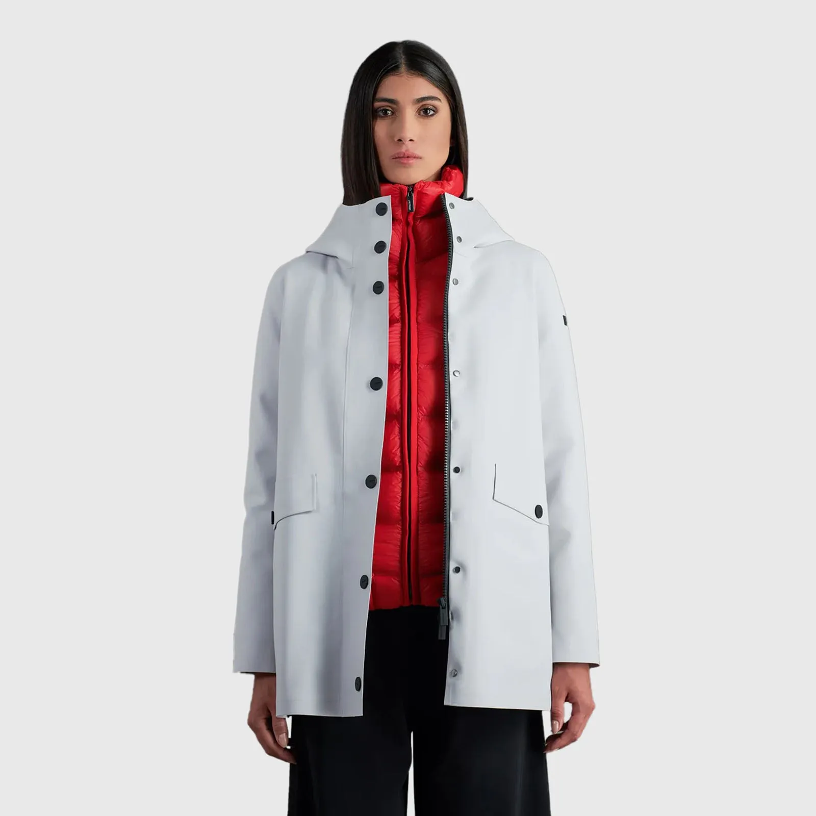 Rrd Rubber Double Parka Ghiaccio Donna - Shop Now