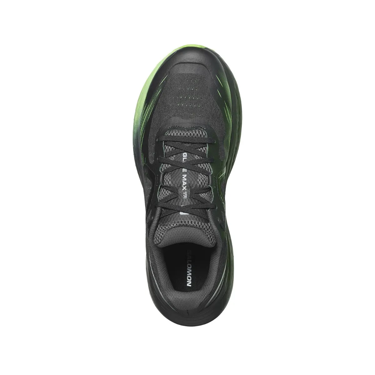 Salomon Glide Max TR Black Green Running Shoes