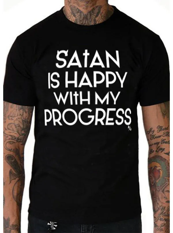 Satan Is Pleased by My Advancements T-Shirt