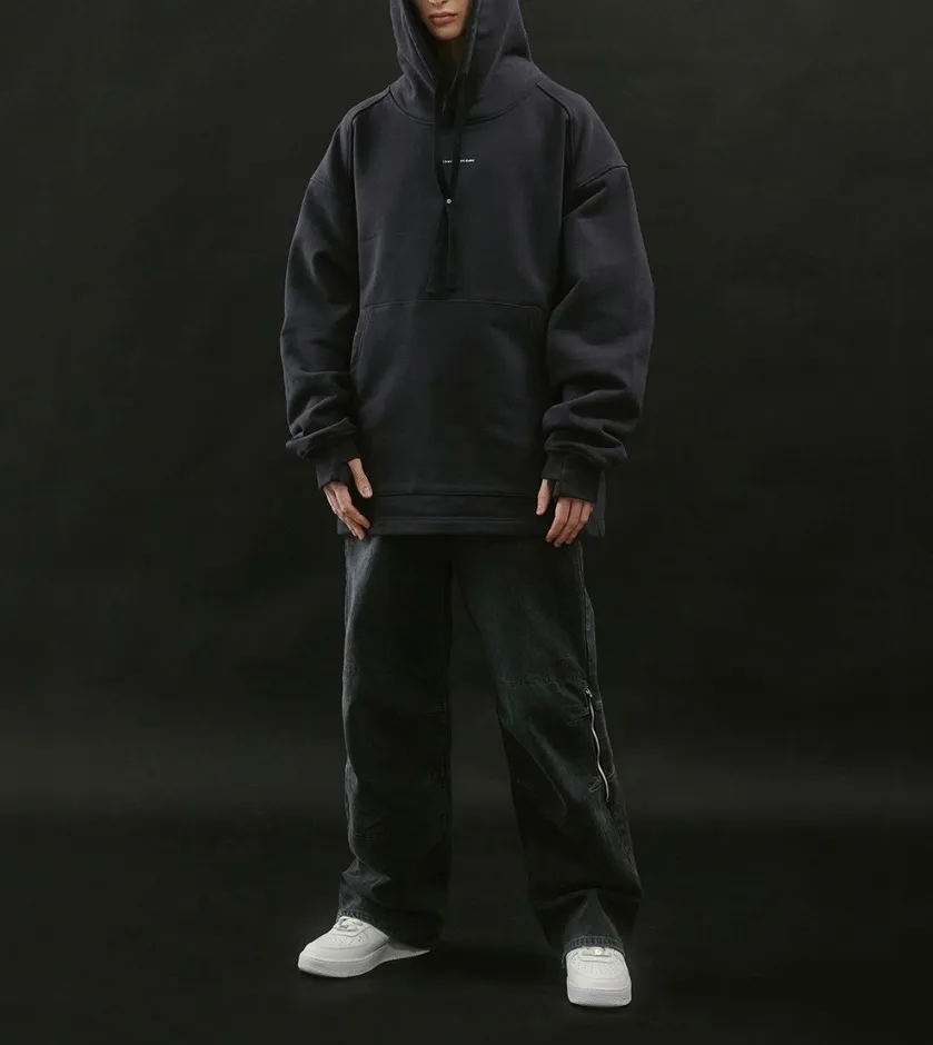 Seoul Oversized Hoodie | Glove Sleeve Hoodie