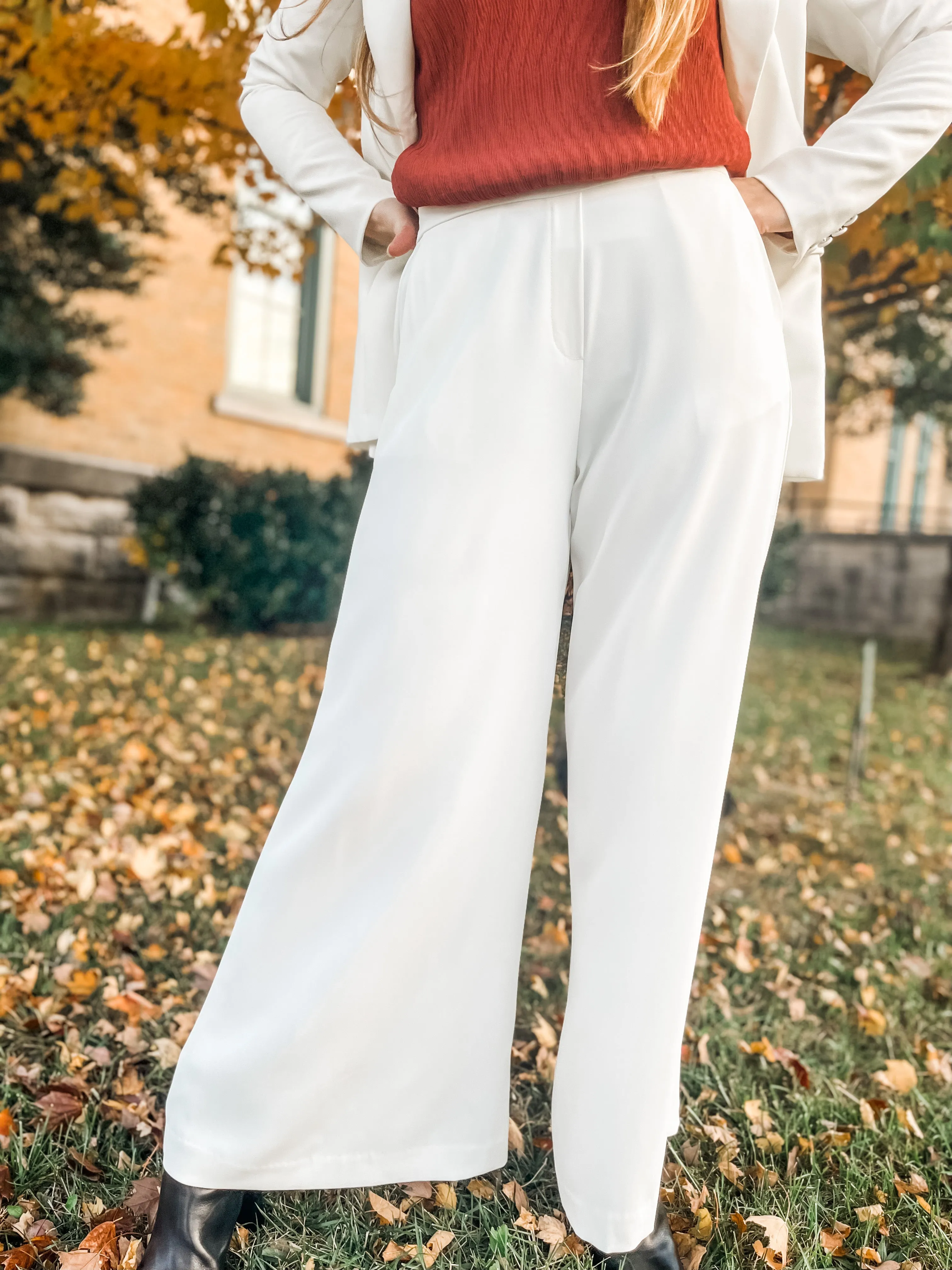 Snowflake Silk Trousers