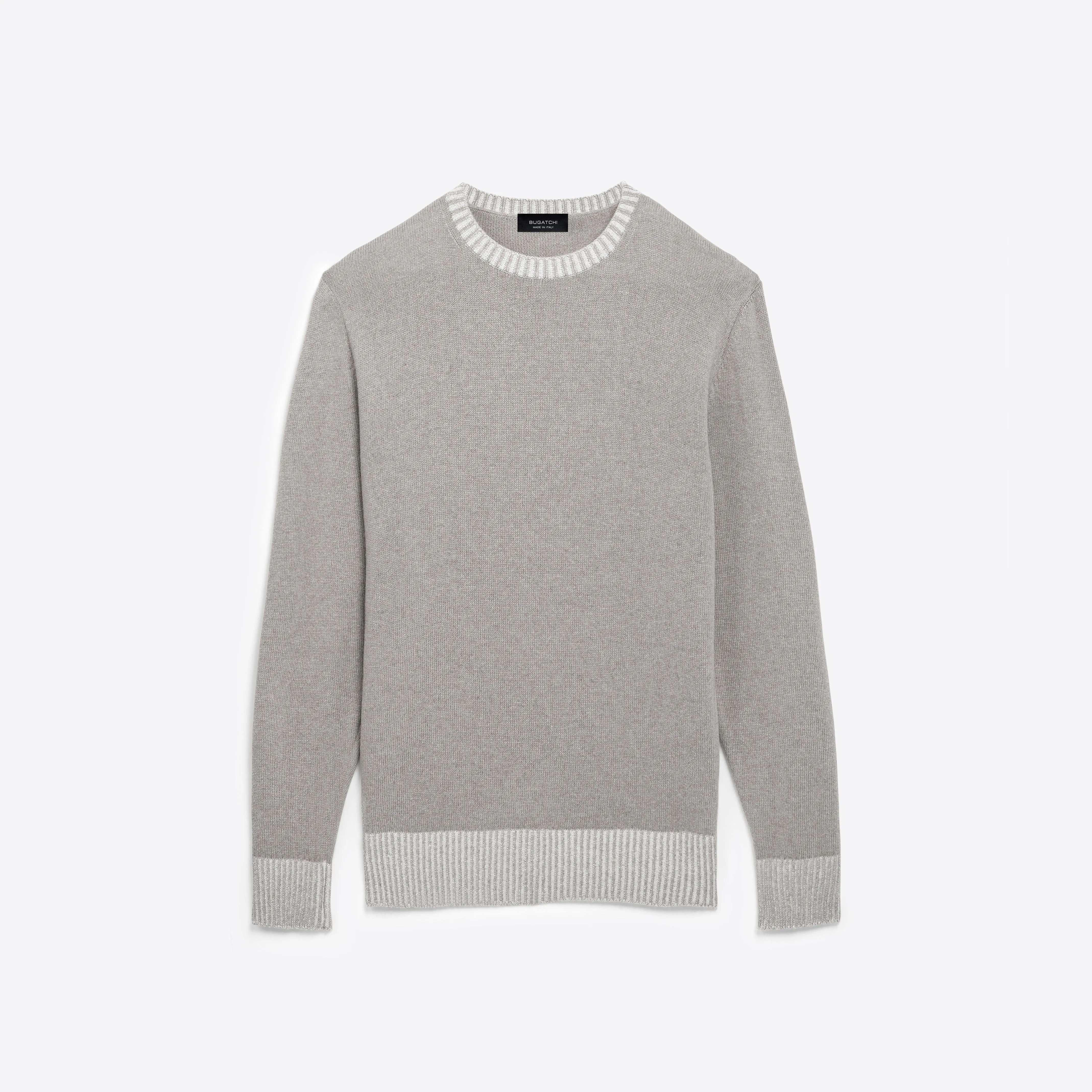 Solid Crew Neck Sweater