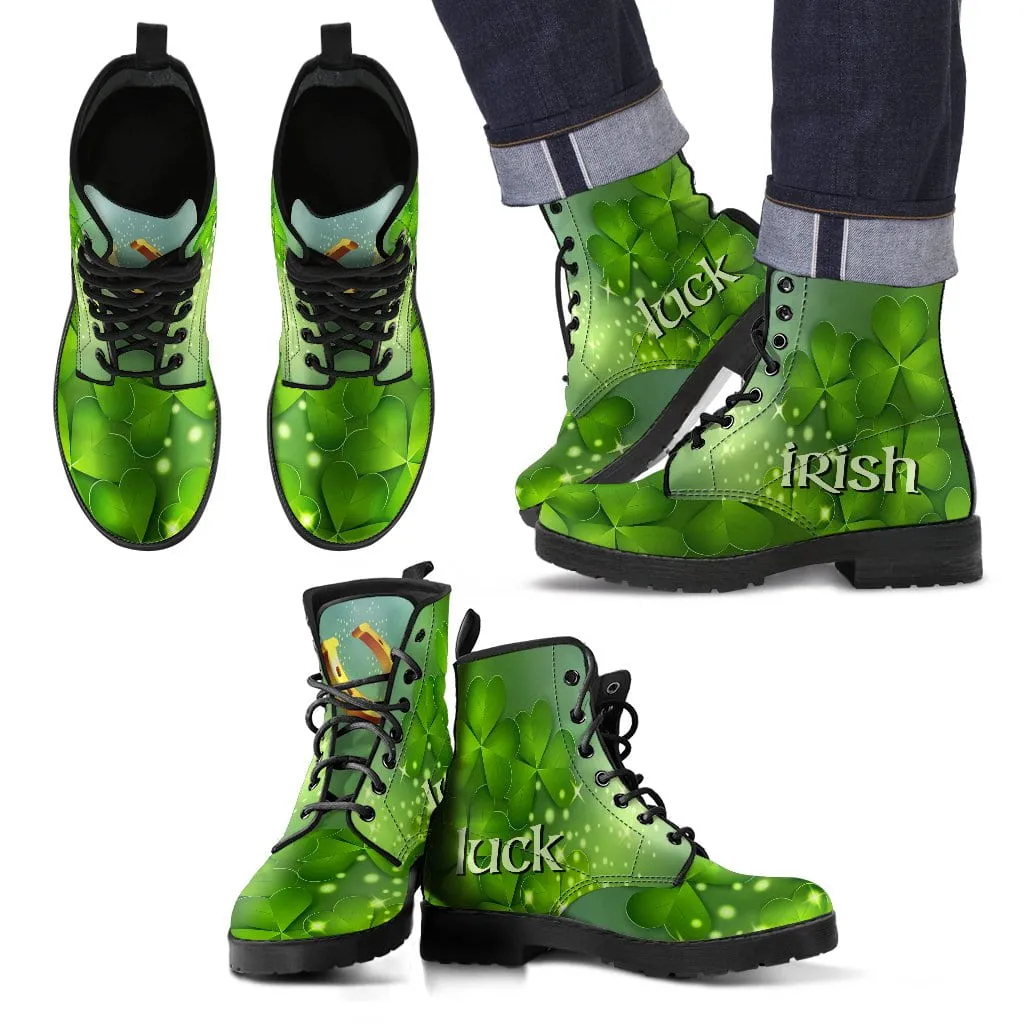 St Patricks Irish Luck Mens Boots