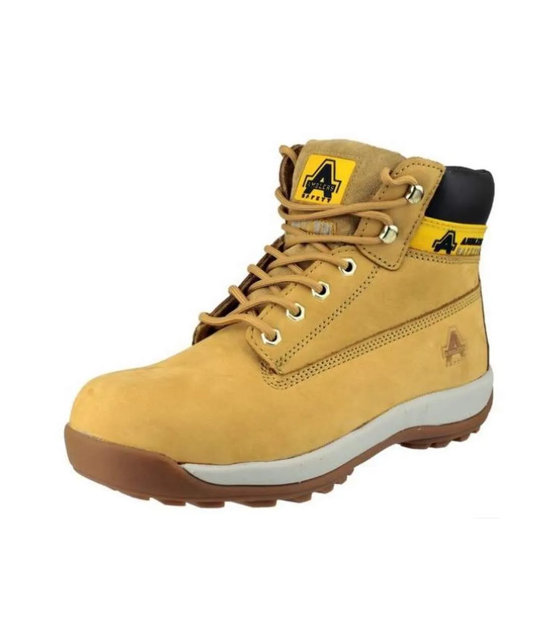 Steel fs102 mens safety boot / mens boots honey Amblers