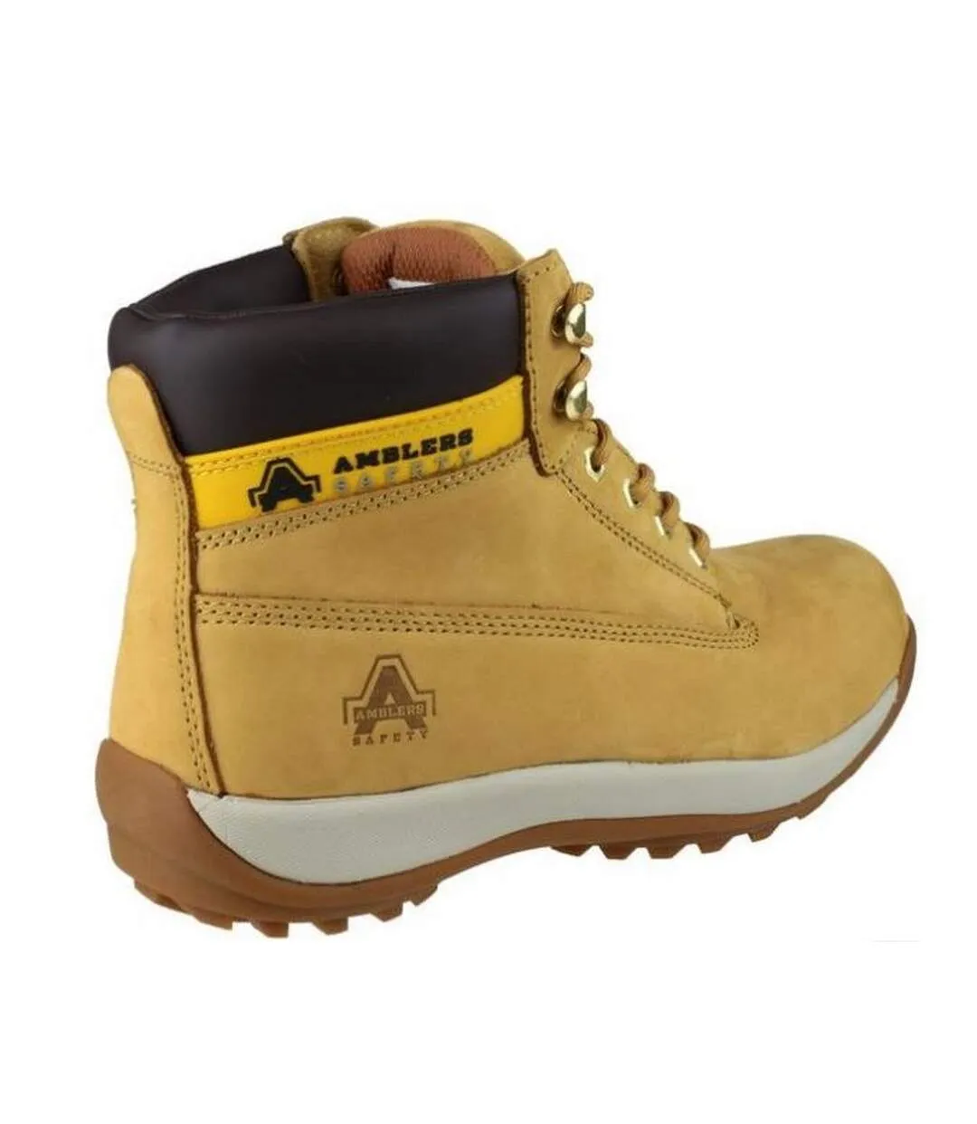 Steel fs102 mens safety boot / mens boots honey Amblers