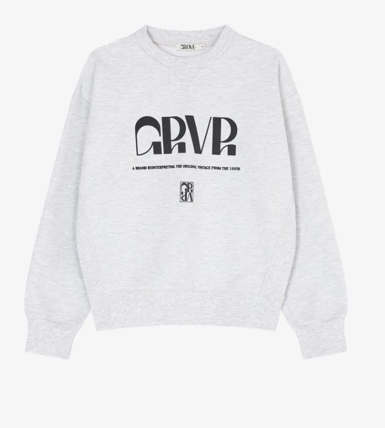 Street Style Logo Hoodies & Sweatshirts by GROVE