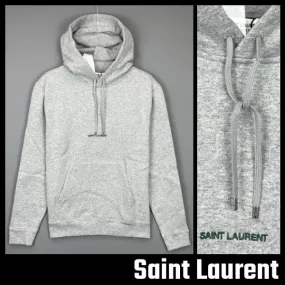 Street Style Long Sleeves Cotton Hoodies & Sweatshirts by Saint Laurent