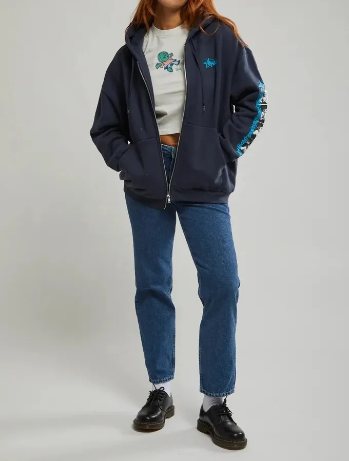 Stussy Long Sleeve Hoodies & Sweatshirts - Street Style Cotton with Logo