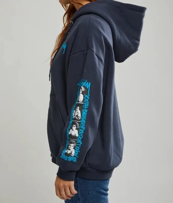 Stussy Long Sleeve Hoodies & Sweatshirts - Street Style Cotton with Logo