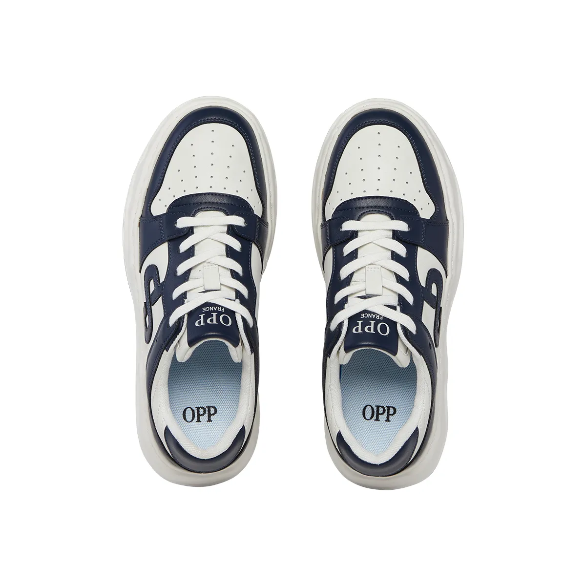 Suede Blue Lace-Up Casual Shoe