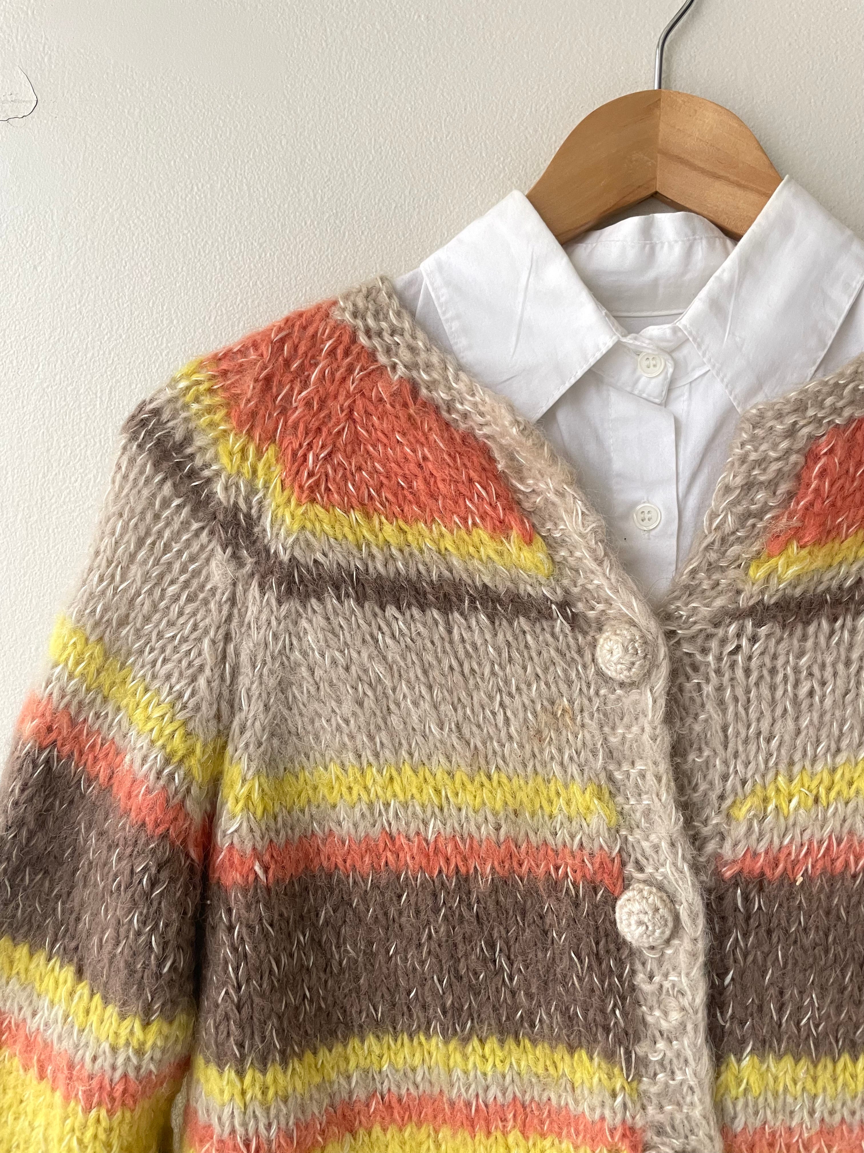 Sunrise Mohair Cardigan | Vintage 1960s