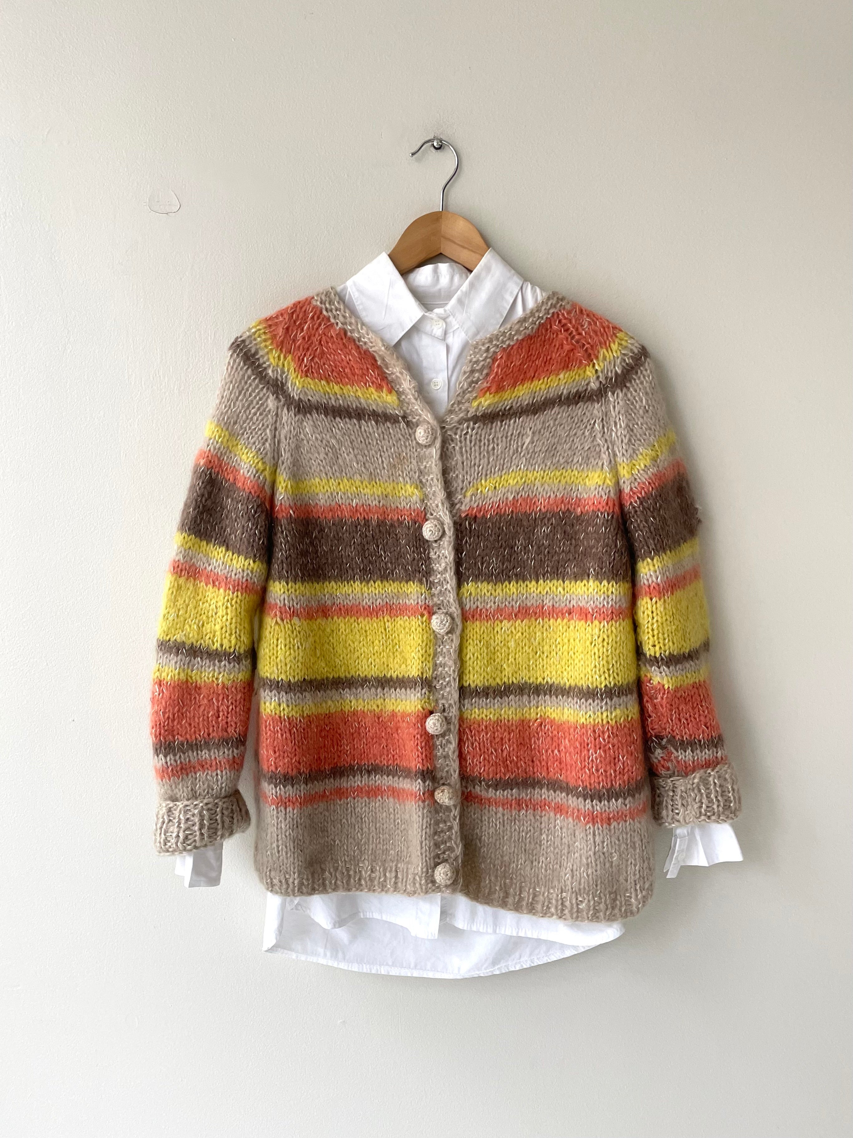 Sunrise Mohair Cardigan | Vintage 1960s