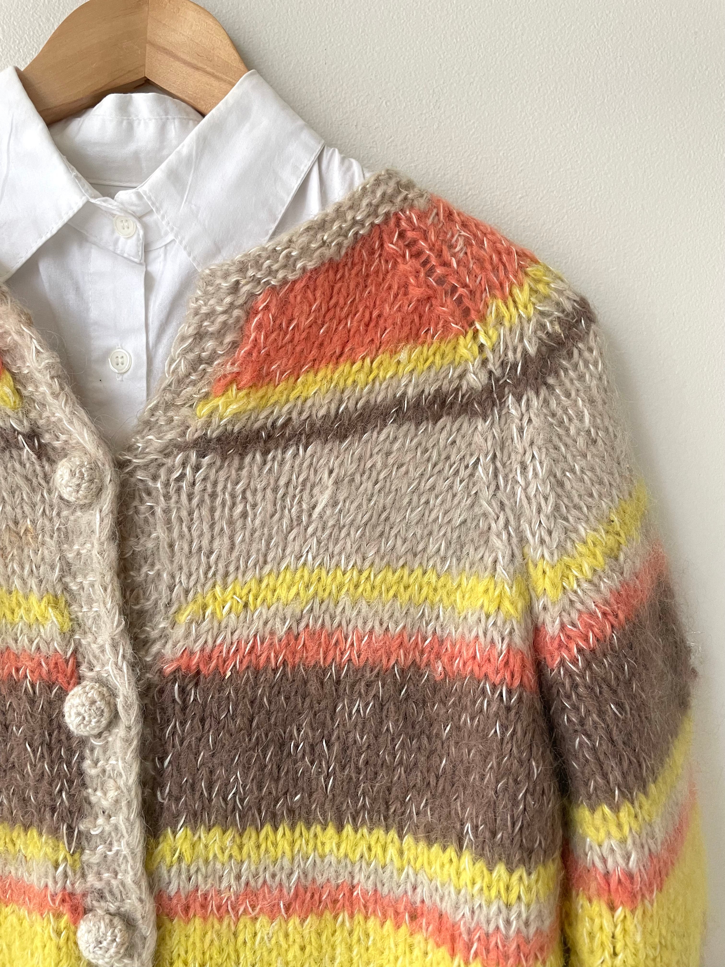 Sunrise Mohair Cardigan | Vintage 1960s