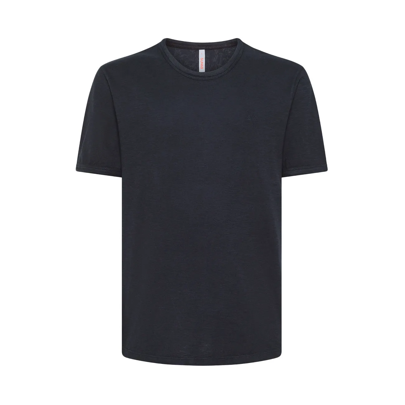 T-Shirt Men's Navy Blue Round Bottom