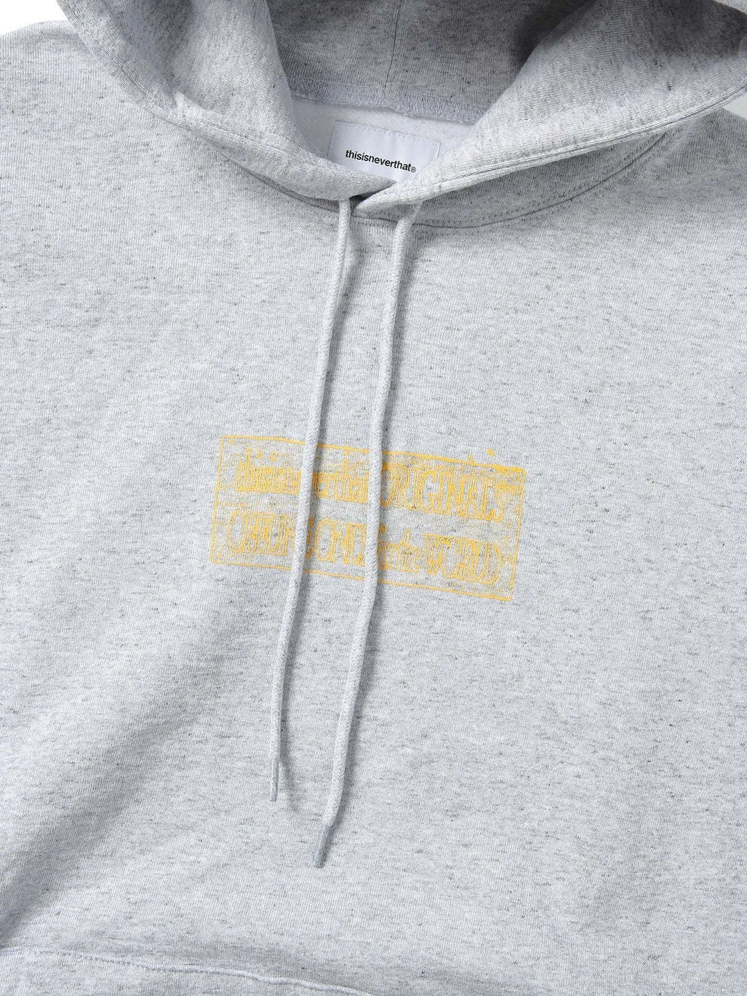 thisisneverthat unisex street style plain cotton logo hoodies