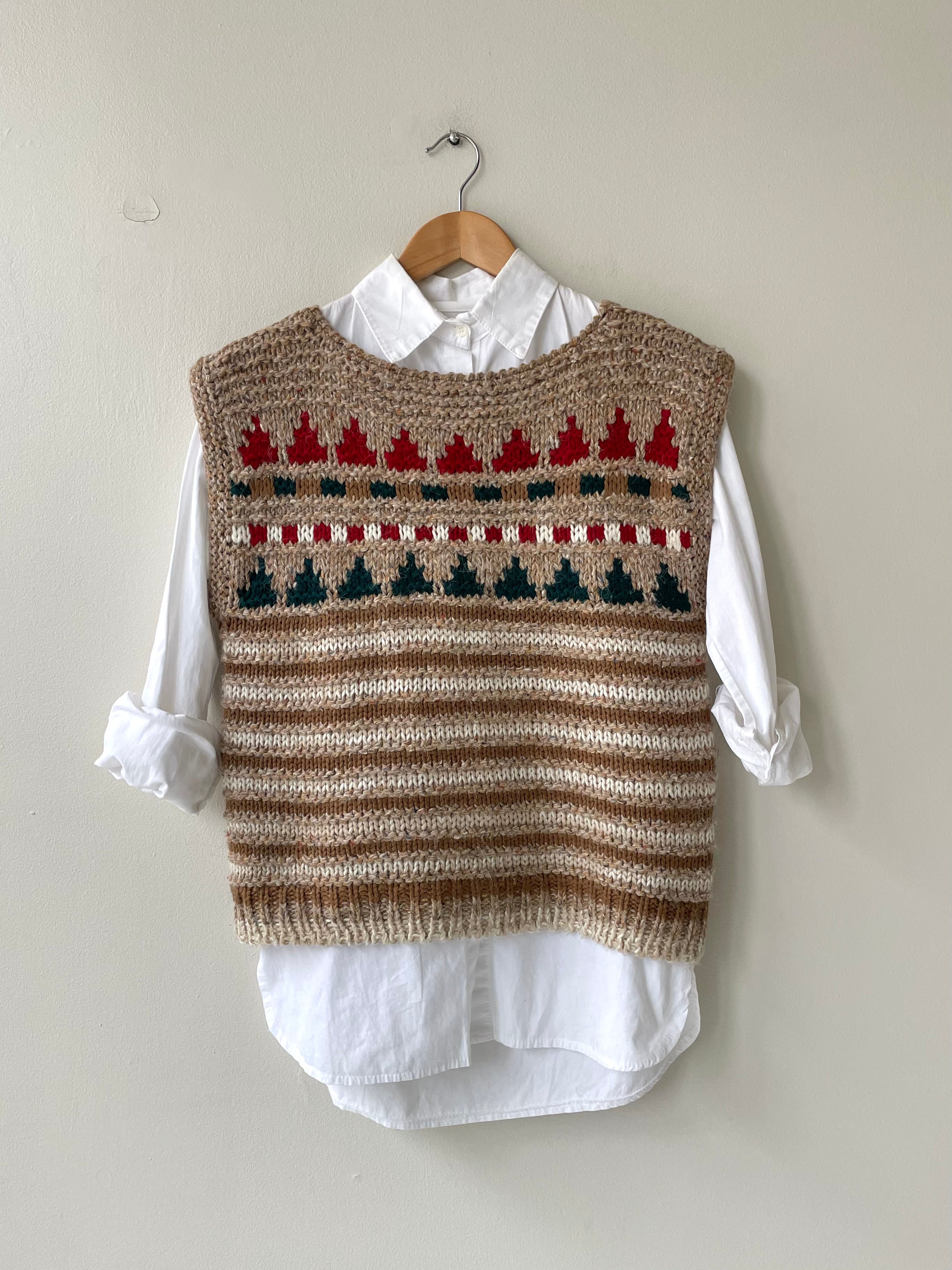 Tree Line Sweater Vest