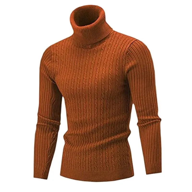 Turtleneck Sweater - Knitting Pullovers - Rollneck Knitted Sweater - Men's Collection