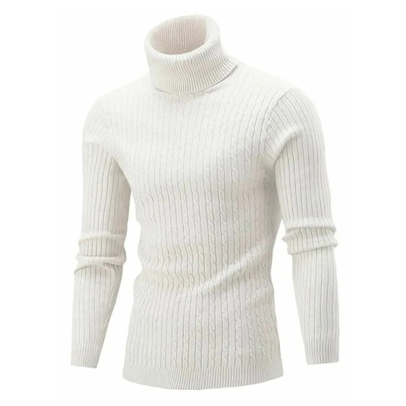 Turtleneck Sweater - Knitting Pullovers - Rollneck Knitted Sweater - Men's Collection