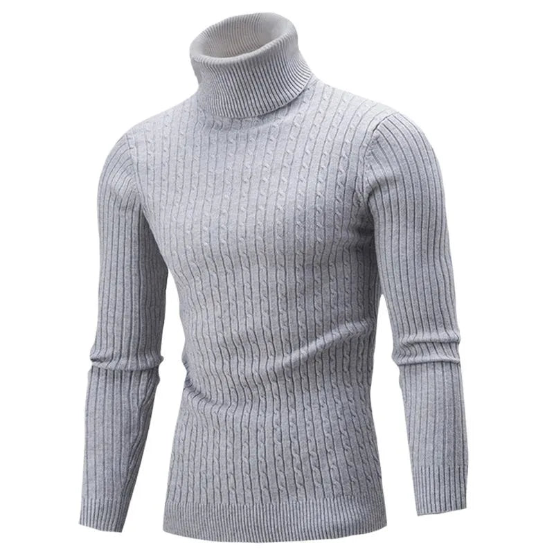 Turtleneck Sweater - Knitting Pullovers - Rollneck Knitted Sweater - Men's Collection