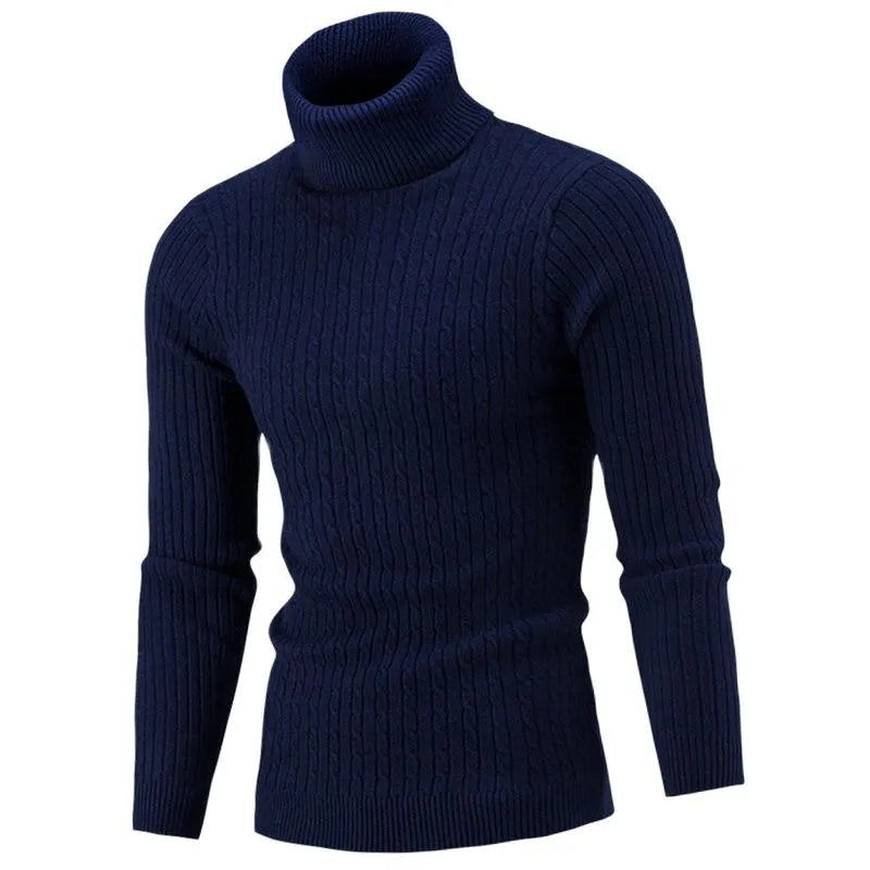 Turtleneck Sweater - Knitting Pullovers - Rollneck Knitted Sweater - Men's Collection