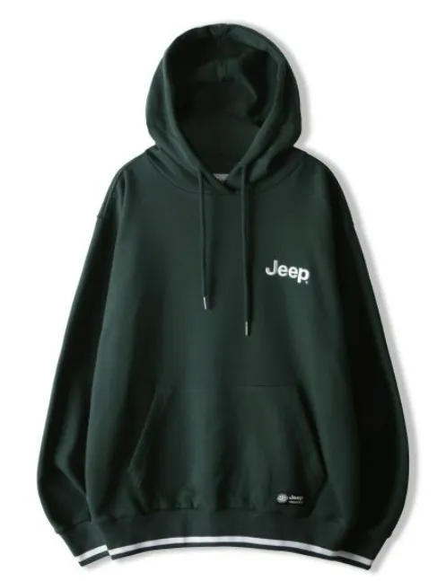 Unisex Street Style Collaboration Hoodies | JEEP Plain Logo