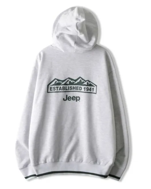 Unisex Street Style Collaboration Hoodies | JEEP Plain Logo