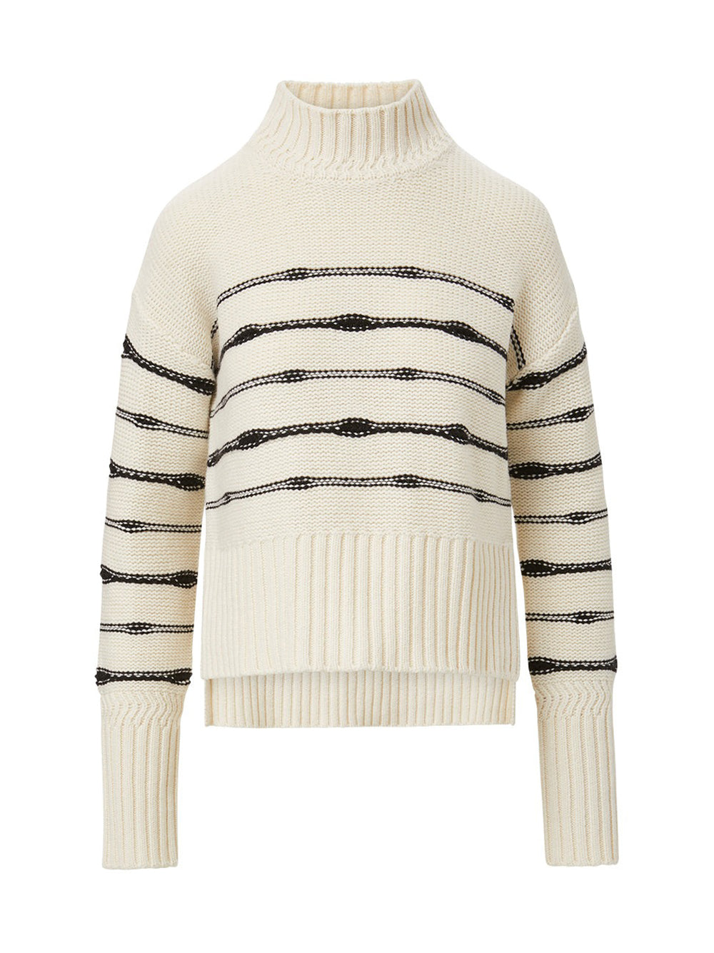 Veronica Beard Viori Sweater - White/Black