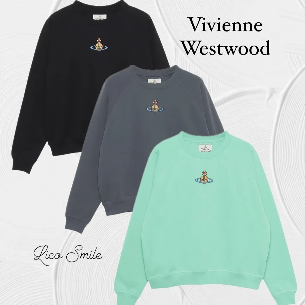 Vivienne Westwood | Crew Neck Unisex Long Sleeves Cotton Logo Shirt