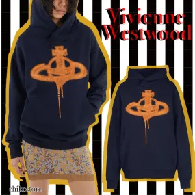 Vivienne Westwood Long Sleeves Cotton Logo Hoodies & Sweatshirts | Unisex